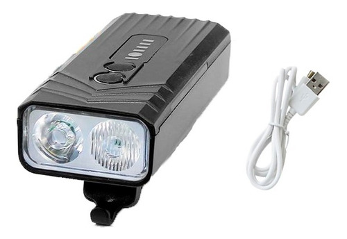 Luz Led Blanca Delantera Bici Ciclismo Balizas En Laterales 