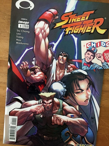 Comic - Street Fighter #1 2003 Joe Madureira Ryu Chun Li Ken