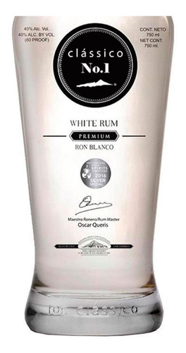 Caja De 6 Ron Classico Blanco Premium No.1 750 Ml