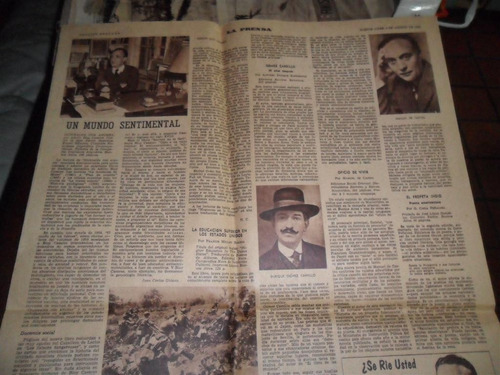 Un Mundo Sentimental Adolfo Bioy Casares La Prensa 1959