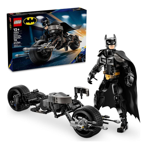 Figura De Construcción Batman Lego Dc Con Bat-pod 76273