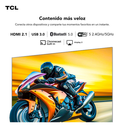 Tcl 55 Qled Mini Led 4k 55c755 Smart Tv