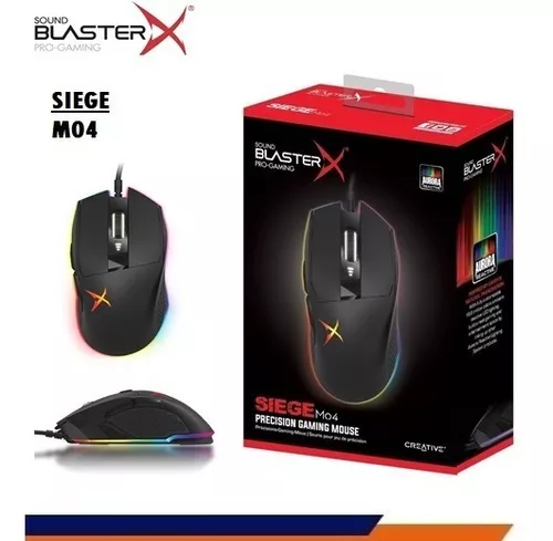 Sound BlasterX Siege M04 – Precision Gaming Mouse - Creative Labs