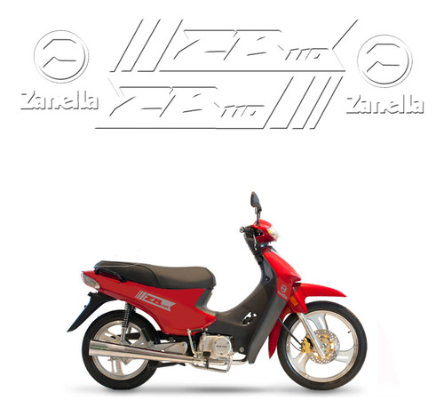 Kit Calcomanias Vinilo Para Zanella Zb 110