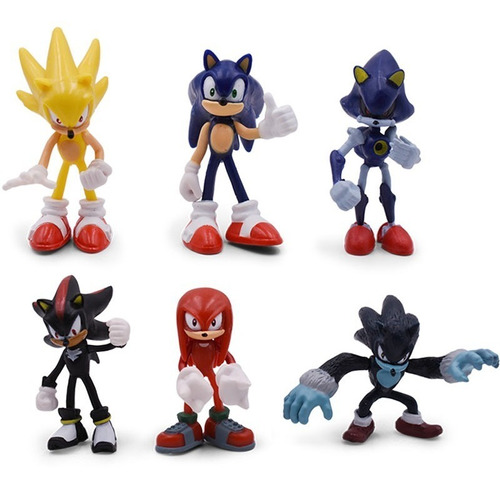 Set 6 Figuritas Sonic Boom