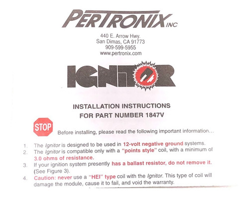 Conversion A Encendido Electronico Pertronix Vw Vocho 1847v