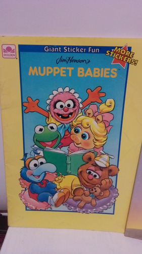 Muppets Baby Revista Con Stickers Recorta Y Pega Víntage 90s