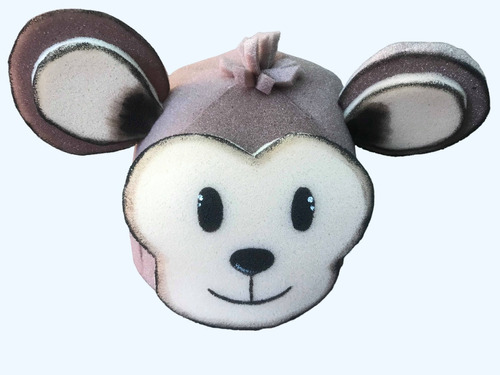 Gorro Mono Disfraz Madagascar Goma Espuma Cotillón Animales