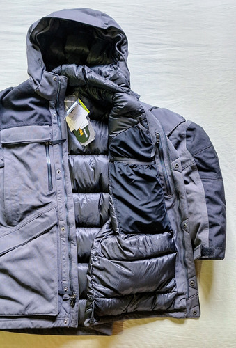 Campera Parka Eddie Bauer - L - Pluma Natural