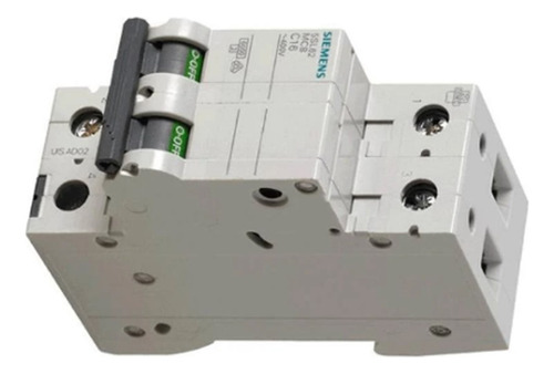 Interruptor Termomagnético Para Riel Din 2 Polos 25a Siemens