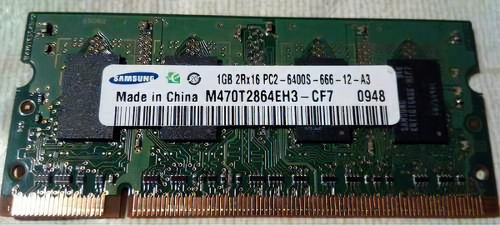Memória RAM  1GB 1 Samsung M470T2864EH3-CF7
