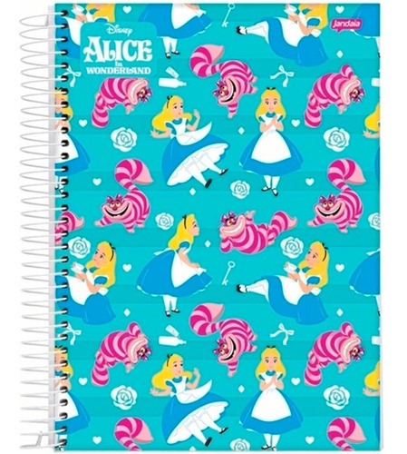 Kit 4 Cuadernos Alicia En El País De Las Maravillas 96 Hojas 1 Asignatura