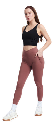 Leggings Deportivas Mujer Kim Rosado