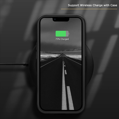 Funda Para iPhone 13 Pro Fibra De Carbono Duro Negra