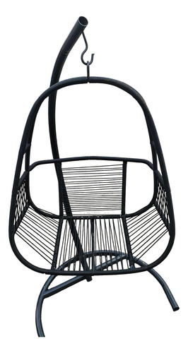 Hamaca Tailandesa Colgante Con Almohadon Envio Gratis Negro Tejido