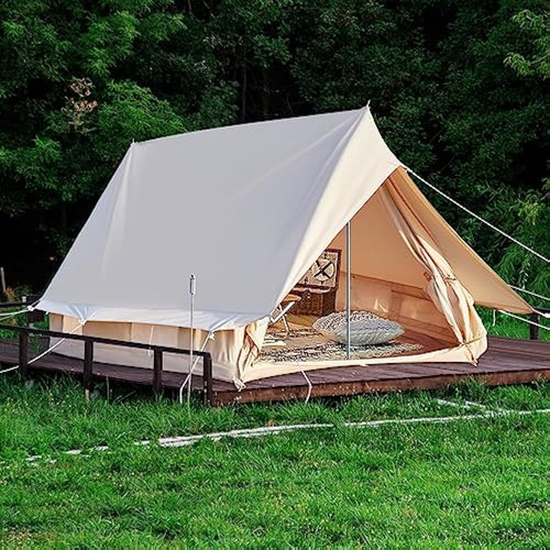 Wellos Tienda Glamping De Lona De Doble Puerta A Prueba De L