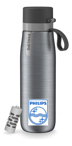 Philips Gozero Botella Térmica 24h Acero 1 L Inox Con Filtro