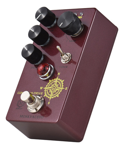 Pedal De Efectos De Guitarra Moskyaudio Overdrive, Interrupt