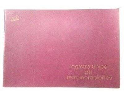 Libro Registro Único De Remuneraciones 25 Folios Rab