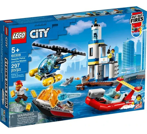 Lego City Policías Y Bomberos: Misión En La Costa