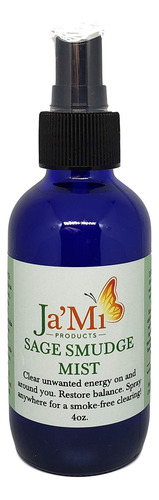 Sage Smudge Body Mist And Room Spray (4 Ounce) Smokeless Alt