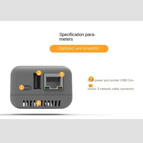 Servidor De Impresión Mini Np330 Network Usb 2.0 (versión De