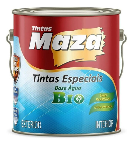 Tinta Esmalte Base Água Madeira Metal Fosco Maza 3,6l Cores Cor Preto