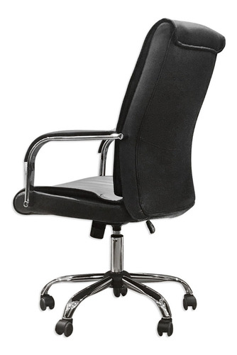 Sillón Ejecutivo Gerencial Cromado Alto Silla Oficina Escritorio Pc Codf52 - Tisera