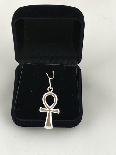 Imagem 4 de 4 de Pingente Cruz Ansata Ankh 1,8 Gramas Prata 925