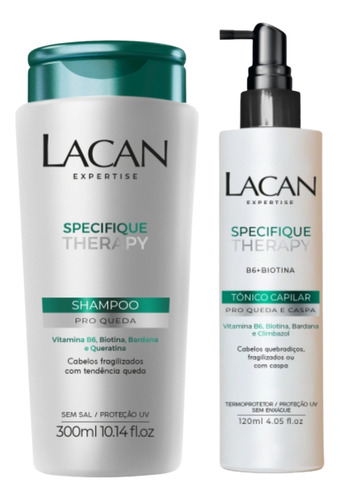 Kit Lacan Specifique Therapy Shampoo Pro Queda + Tônico