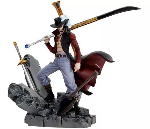 21cm Um Pedaço De Ação Figura Mihawk Dracule Com Espada Anime Colecionável  Modelo Brinquedos # Hr7j De $230,14