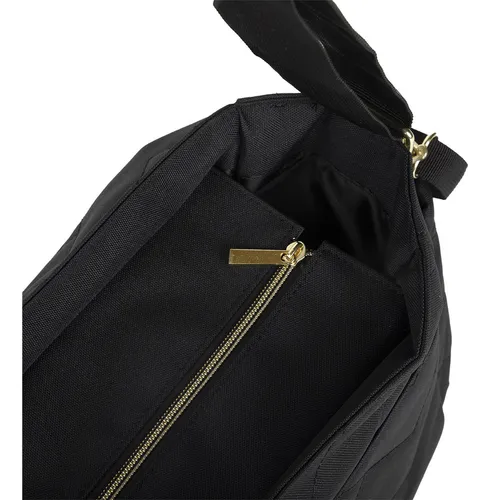 Bolso Maternal Pañalera Infanti Motto Gold Negro / Pimpo