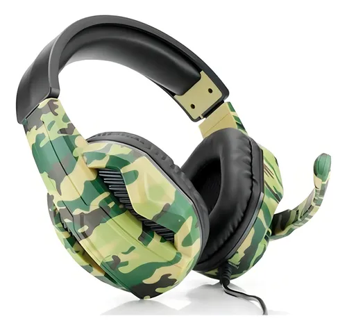 comprar Audifonos Gamer Con Microfono Camuflado Para Ps4 Xbox Pc