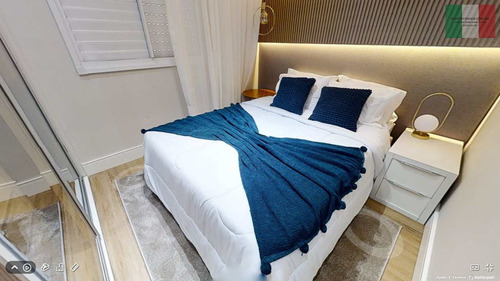 Imagem 18 de 30 de Na Planta 50m² - 2 Dorms, Varanda Integrada, Lazer Completo !!! - V202