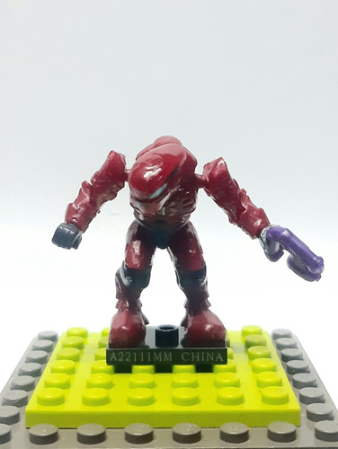 Mega Bloks Minifigura Covenant Rojo Élite Halo (Usado)