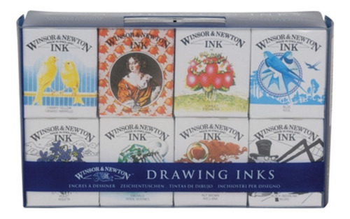 Set Tintas Chinas Henry Colection Winsor & Newton X8