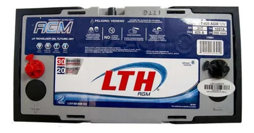 Acumulador Lth Agm Gel 12v 825 Bateria Auto Lth-31t-825