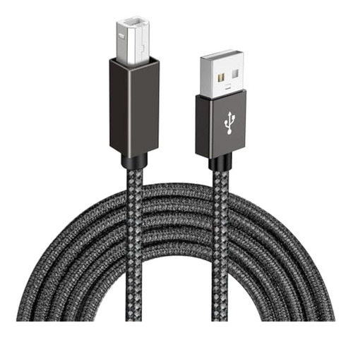 Pocxwa Cable De Impresora Usb 2.0, Usb-a Macho A