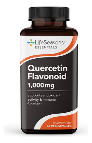 Lifeseasons Flavonoide Quercetina 1000 Mg 60 Cápsulas Sabor Sin Sabor