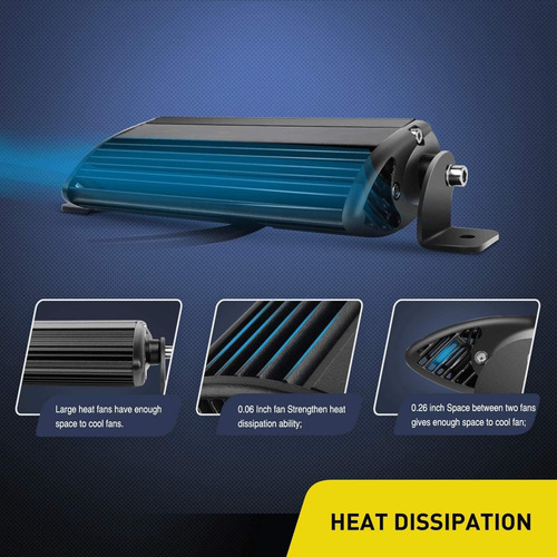 40001f-b Bar Super Slim 2pcs 7 Pulgadas 30w Niebla D 5764562