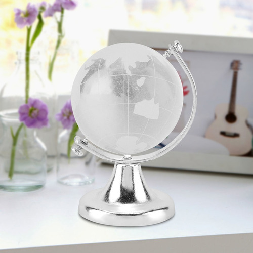 ** Bola De Cristal Redonda Del Mundo Del Globo Terráqueo De
