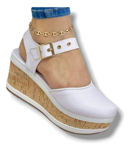 Sandalia Plataforma Mujer Calzado Tendencia