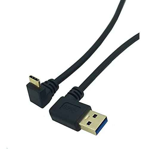 Cable Usb C A Usb Macho Corto, Usb A A C En Ángulo Recto C