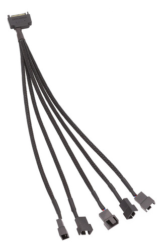 Cable Adaptador De 15 Pines A 5 Ventiladores A Pmw Pc Case F
