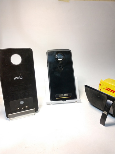 Moto Z2 Force Libre Excelentecon Mods Sin Pantalla Fantasma Negro (Usado)