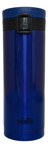 Termo acero inox, 500 ml, azul marino con negro, F2890286