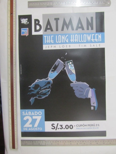 Poster Oficial Batman The Long Halloween Dc Comic
