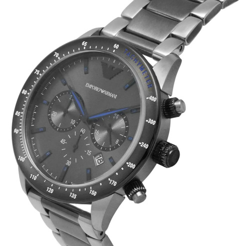 Reloj Emporio Armani Fashion Original Hombre E-watch Color de la correa Negro Color del bisel Negro Color del fondo Negro