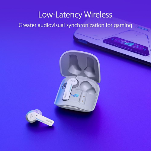 Auriculares Asus Rog Cetra Tws - Bluetooth, Anc, 27h Batería