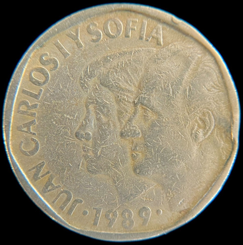 España, 500 Pesetas, 1989. Juan Carlos I. Vf-